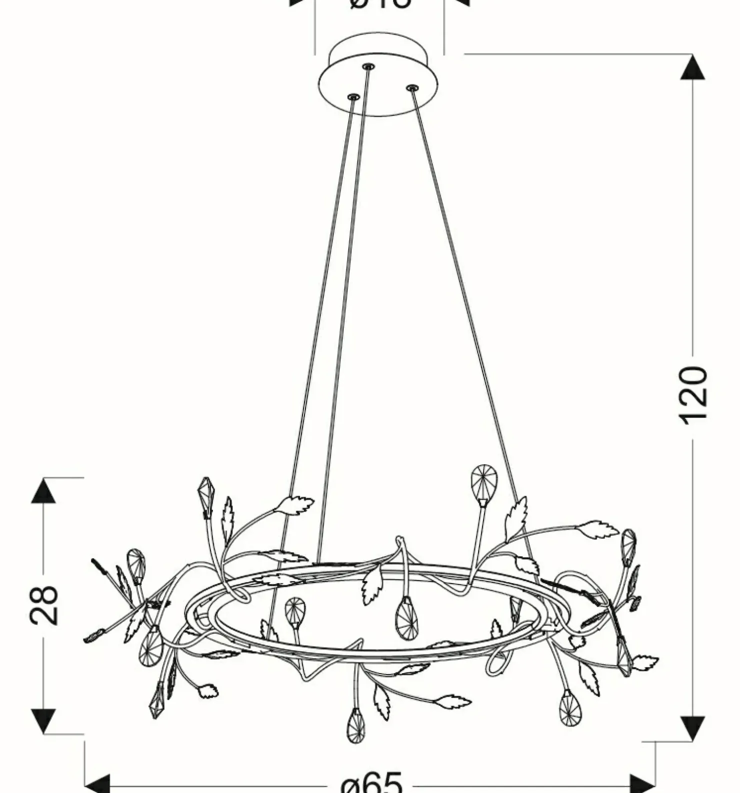 Sale Sklep Kaja Nieszablonowa, ledowa lampa wisząca A0028-320 GIAROS | Kaja czarny