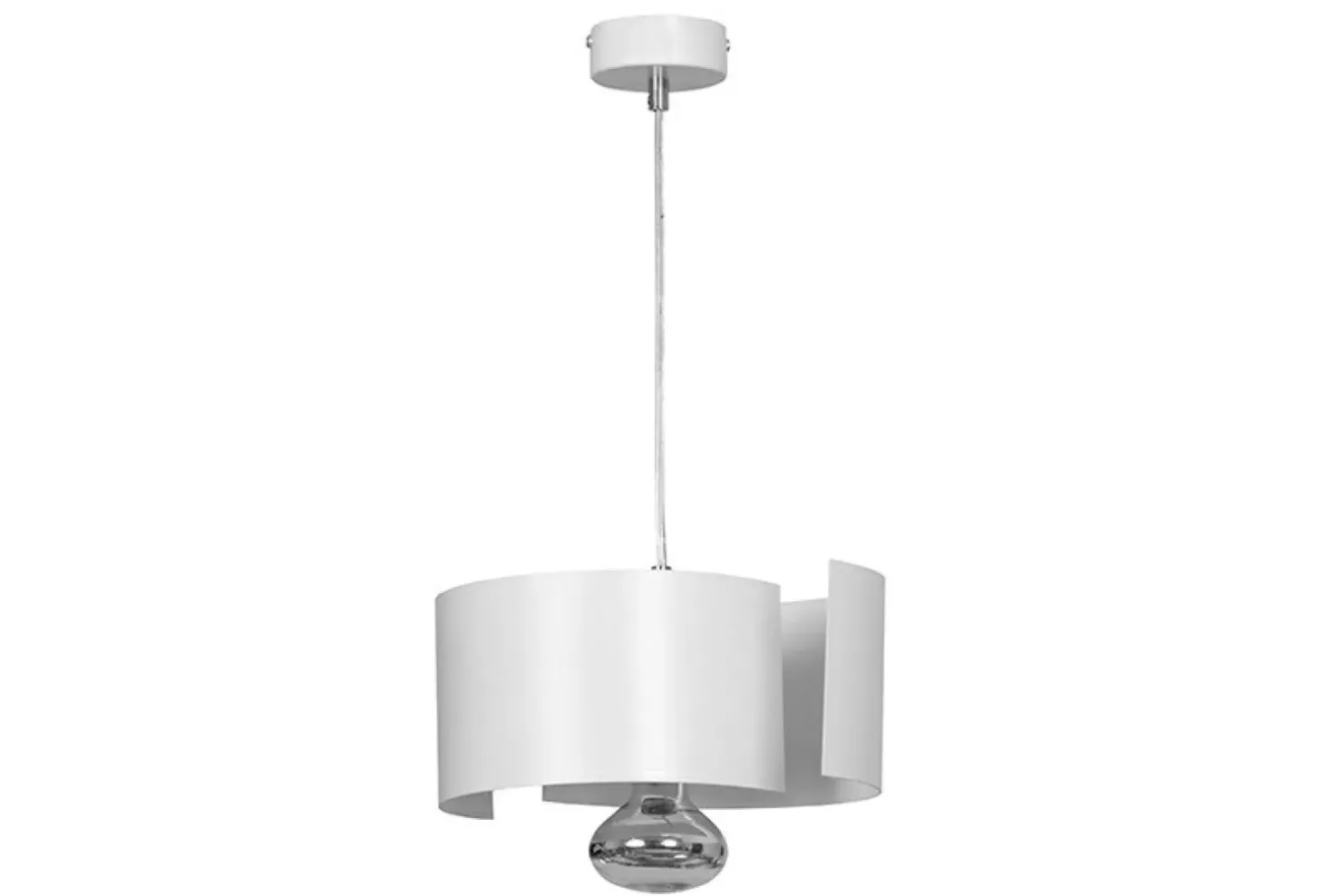 Discount Sklep Kaja Nietuzinkowa, biała lampa wisząca do kuchni 306/1 VIXON | Kaja