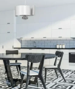 Discount Sklep Kaja Nietuzinkowa, biała lampa wisząca do kuchni 306/1 VIXON | Kaja