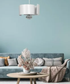 Discount Sklep Kaja Nietuzinkowa, biała lampa wisząca do kuchni 306/1 VIXON | Kaja