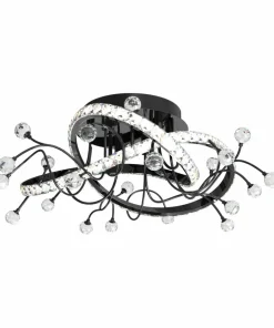 Best Sklep Kaja Nietuzinkowa, czarna lampa sufitowa MX3481-1S-3BCT MAIA | Kaja