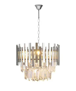 Fashion Sklep Kaja Nietuzinkowa, kryształowa lampa w stylu glamour ML5996 ASPEN | Kaja