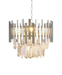 Fashion Sklep Kaja Nietuzinkowa, kryształowa lampa w stylu glamour ML5996 ASPEN | Kaja
