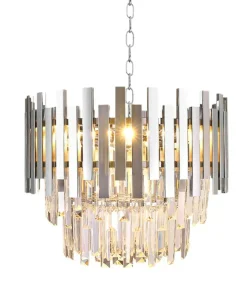 Fashion Sklep Kaja Nietuzinkowa, kryształowa lampa w stylu glamour ML5996 ASPEN | Kaja