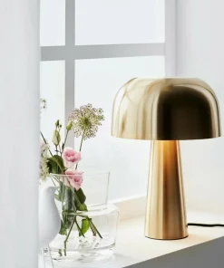 Nietuzinkowa lampa stołowa w kolorze złota 107935 | Kaja Oświetlenie*Sklep Kaja Outlet