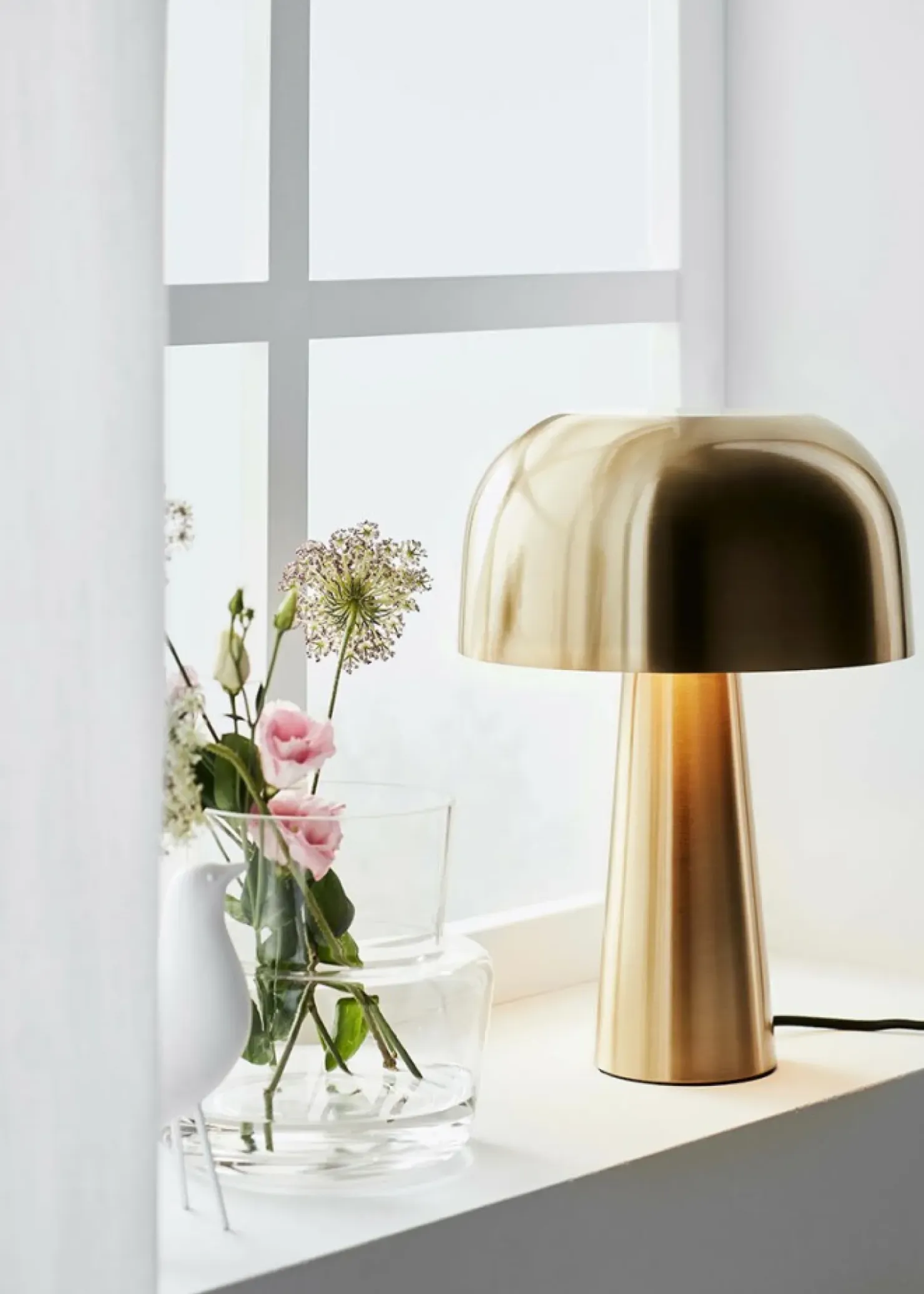 Nietuzinkowa lampa stołowa w kolorze złota 107935 | Kaja Oświetlenie*Sklep Kaja Outlet