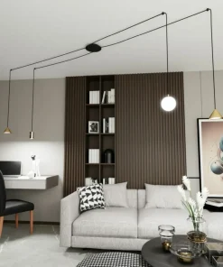 Best Sale Sklep Kaja Nietuzinkowa lampa wisząca pająk 1350/4 FUJI 4 GOLD | Kaja Oświetlenie
