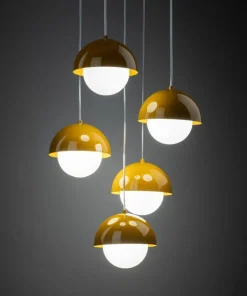 Best Sale Sklep Kaja Nietuzinkowa lampa wisząca na schody TK 10268 BONO OCHRA | Kaja