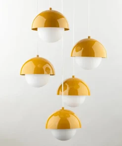 Best Sale Sklep Kaja Nietuzinkowa lampa wisząca na schody TK 10268 BONO OCHRA | Kaja