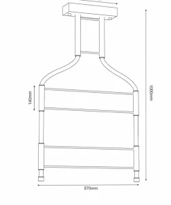 Discount Sklep Kaja Nietuzinkowa, ledowa lampa wisząca 3000K ANT 9057 ALHA S | Kaja