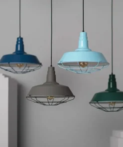 Outlet Sklep Kaja Nietuzinkowa, zielona lampa do kuchni ABR-RRP-Z-E27 RETRO | Kaja zielony