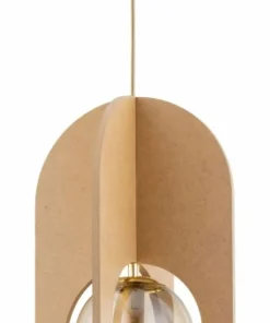 Fashion Sklep Kaja Nietypowa, designerska lampa wisząca z drewnem AL 61261 TERRA | Kaja