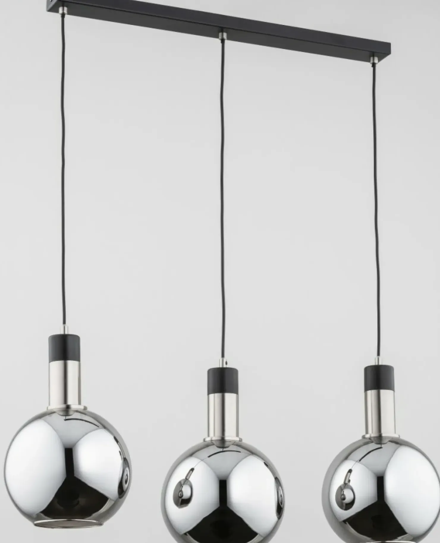 Best Sale Sklep Kaja Nietypowa lampa wisząca z 3 lustrzanymi kloszami AL 62164 | Kaja
