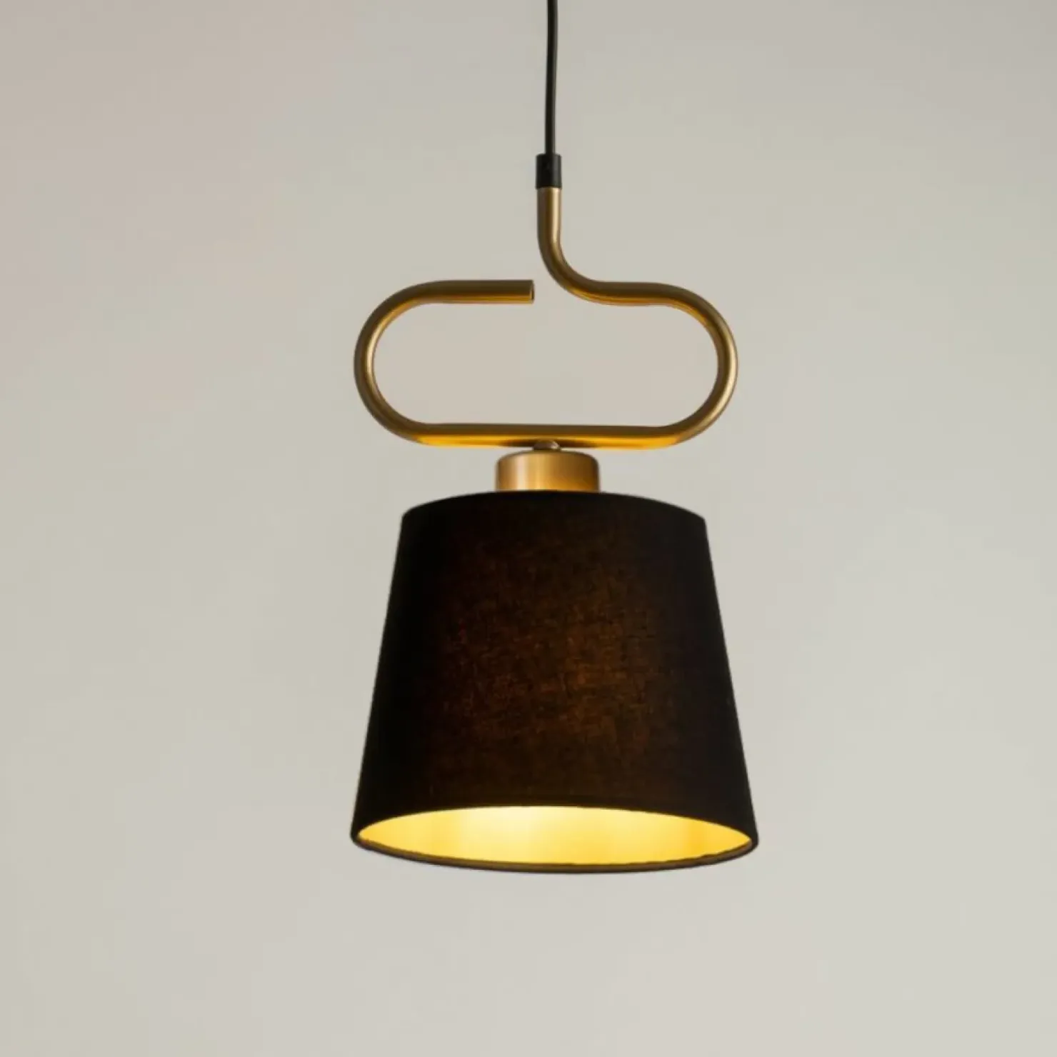 Flash Sale Sklep Kaja Nietypowy, pojedynczy zwis z abażurem SIG 40644 VOLUTTO | Kaja