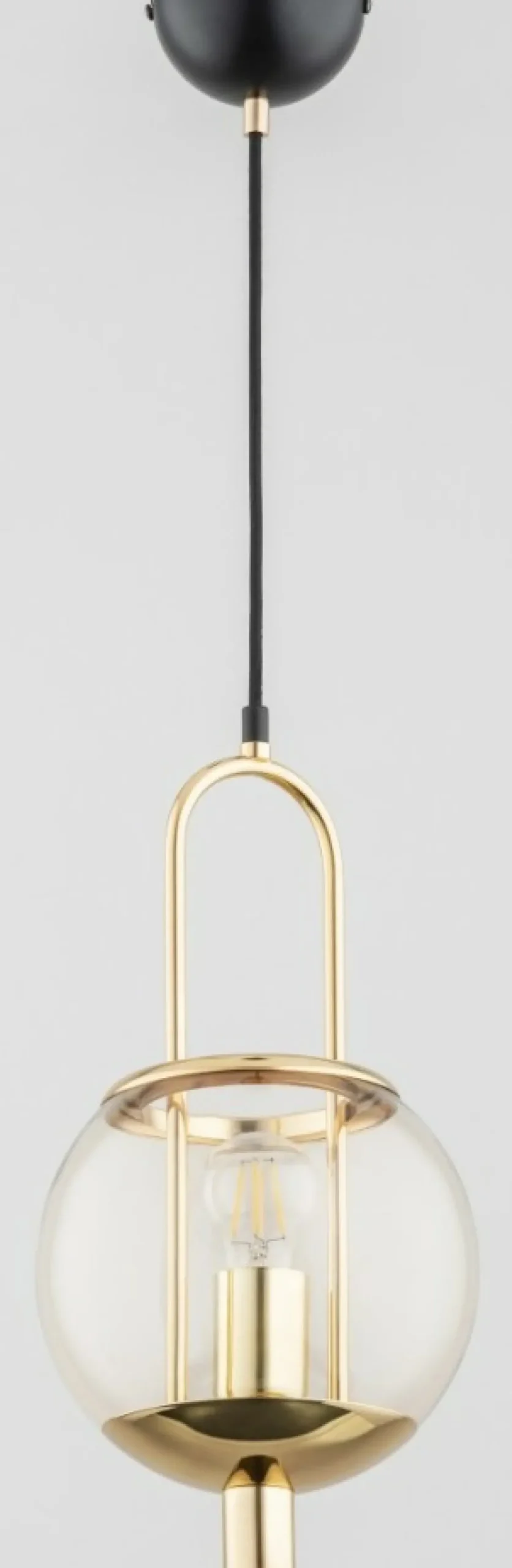 Best Sale Sklep Kaja Niezwykła czarno-złota lampa wisząca AL 60895 | Kaja