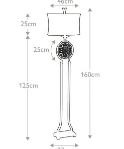 Niezwykła lampa podłogowa FE-MARCELLA-FL z serii MARCELLA*Sklep Kaja Fashion
