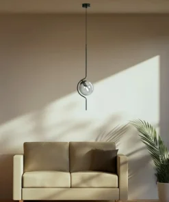 Sale Sklep Kaja Niezwykła lampa wisząca z grafitowym kloszem K-5330 z serii NEVA