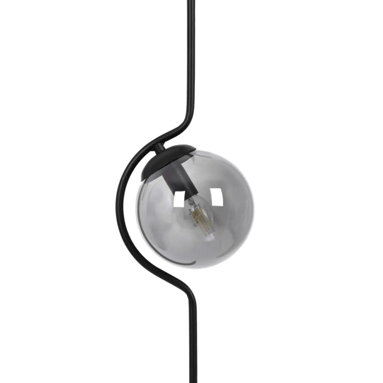 Sale Sklep Kaja Niezwykła lampa wisząca z grafitowym kloszem K-5330 z serii NEVA