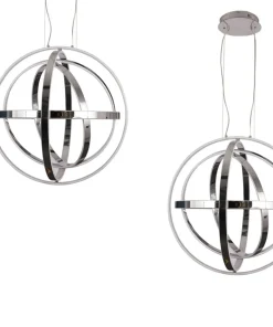Sale Sklep Kaja Niezwykła lampa wisząca ze wbudowanym LED-em ML6149 z serii COPERNICUS | Kaja Oś chrom