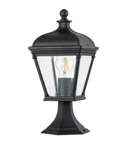 Niska lampa ogrodowa, cokołowa BAYVIEW-3M-BK z serii BAYVIEW*Sklep Kaja Clearance