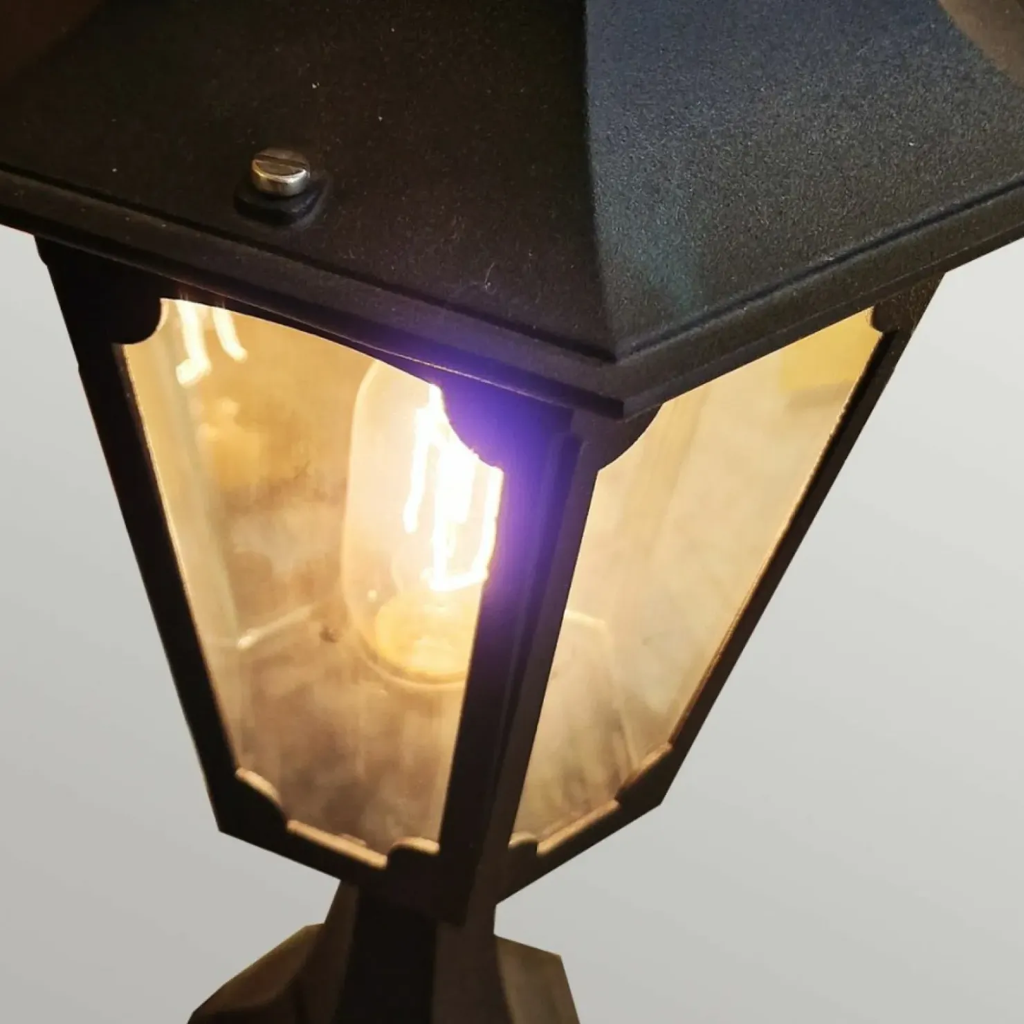 Niska lampa ogrodowa, wysokość 50 cm CP4-BLACK z serii CHAPEL*Sklep Kaja Fashion