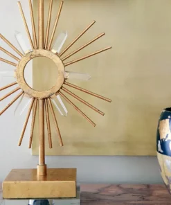 Nocna lampka stołowa z abażurem GN-SUN-KING-TL z serii SUN KING*Sklep Kaja Cheap