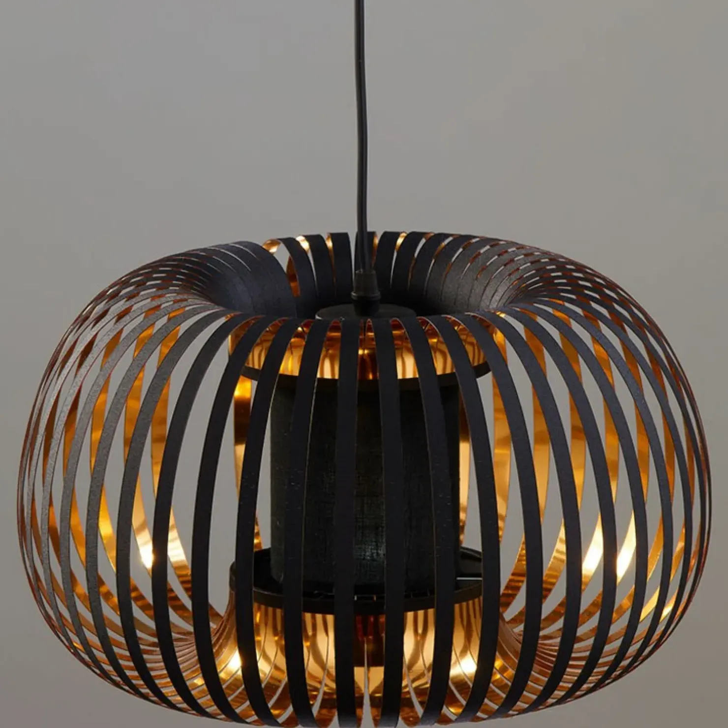 Store Sklep Kaja Nowoczesna czarna lampa wisząca 51cm TK 6295 ROYAS | Kaja Oświetlenie czarny