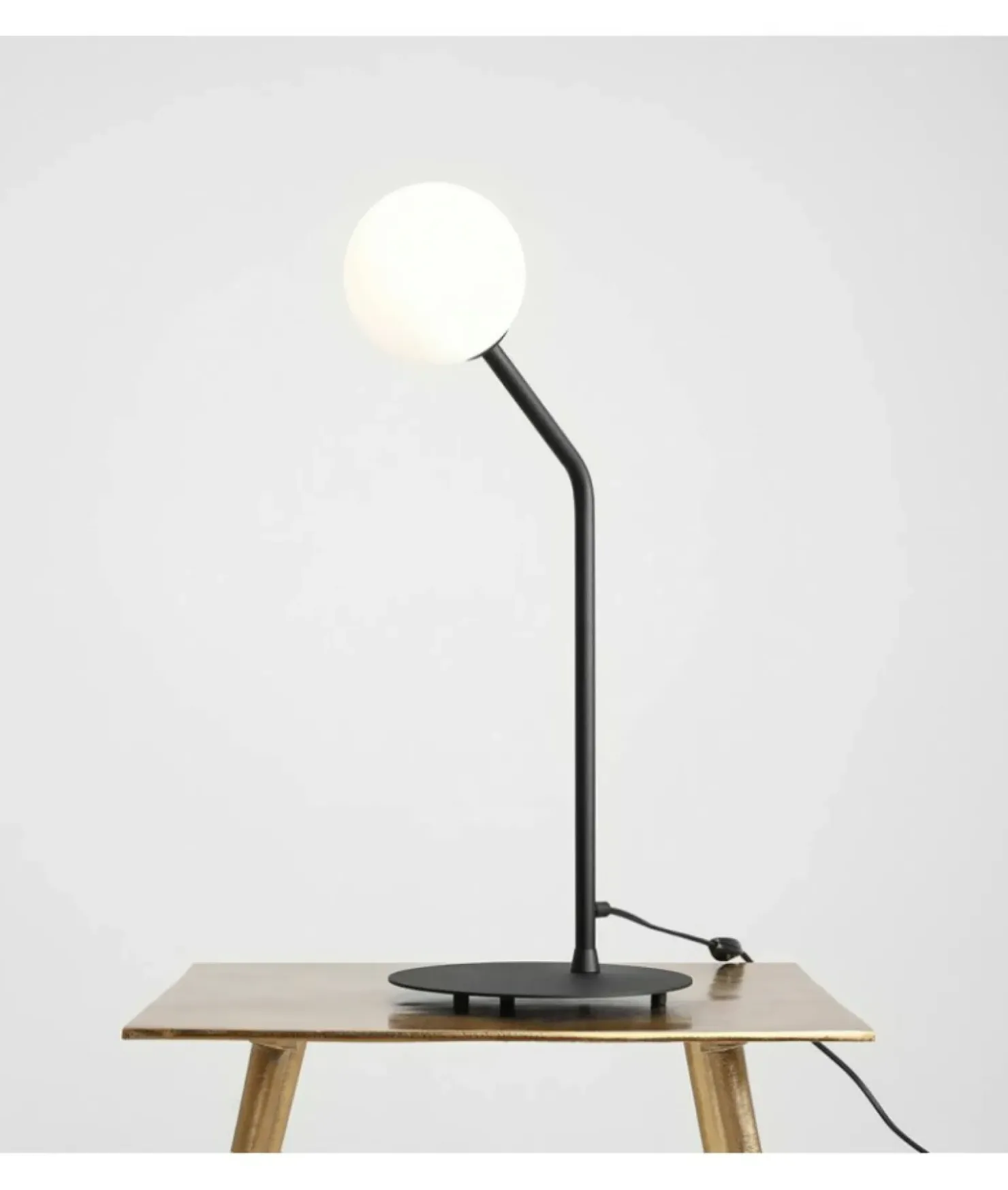 Nowoczesna, czarna lampka do loftowej sypialni 1064B1 z serii PURE*Sklep Kaja Flash Sale