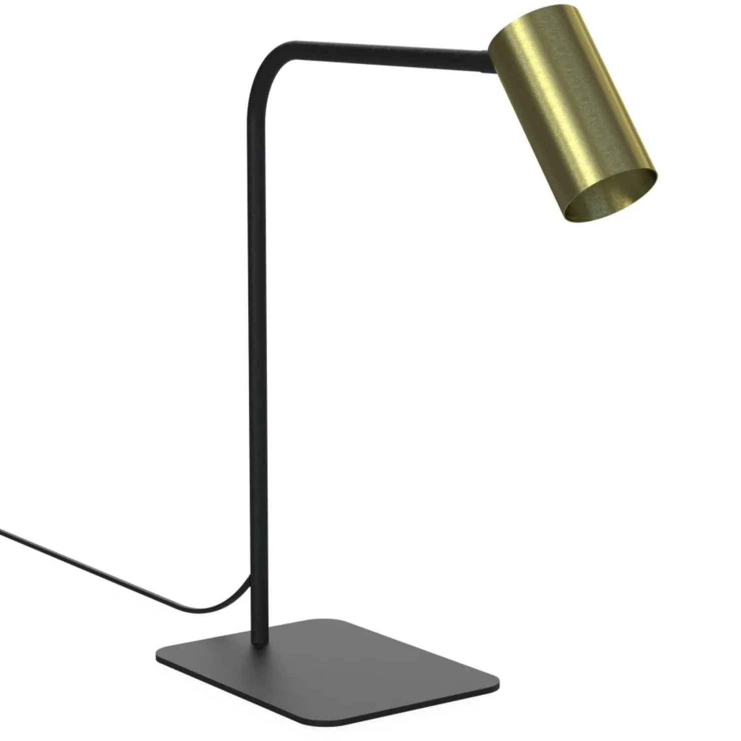 Nowoczesna lampa biurkowa, w kolorze mosiężnym 7710 | Kaja Oświetlenie*Sklep Kaja Discount