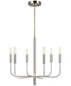 Nowoczesna lampa, kolor nikiel FE-BRIANNA6-PN z serii BRIANNA*Sklep Kaja Cheap