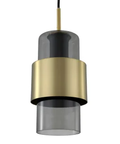 Clearance Sklep Kaja Nowoczesna lampa nad blat kuchenny LP-866/1P L SM/GD z serii MIELE