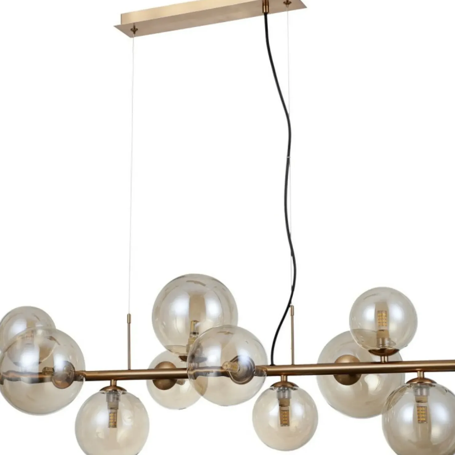 Store Sklep Kaja Nowoczesna lampa nad stół w jadalni PND-406007-10-HBR z serii CANELLO