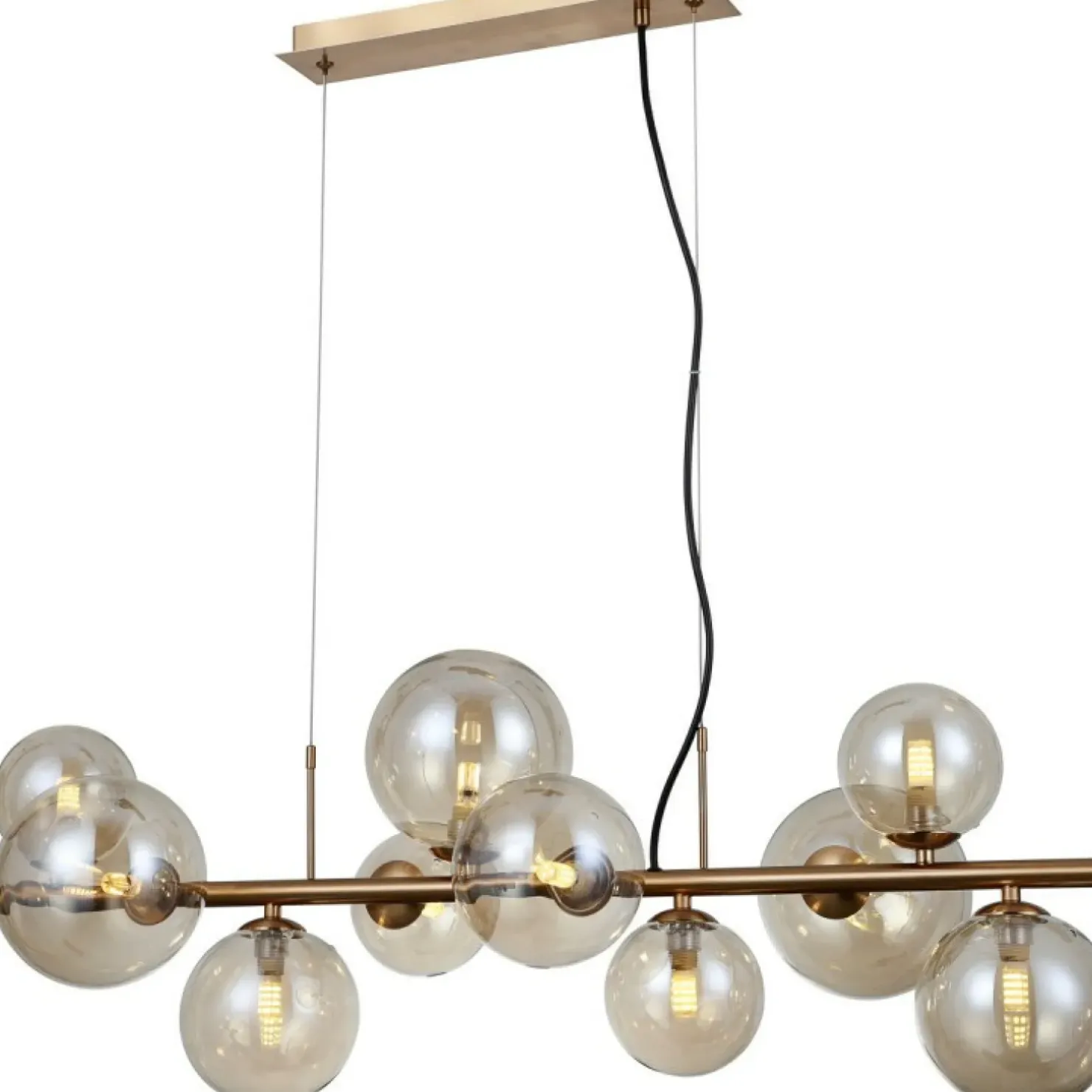Store Sklep Kaja Nowoczesna lampa nad stół w jadalni PND-406007-10-HBR z serii CANELLO