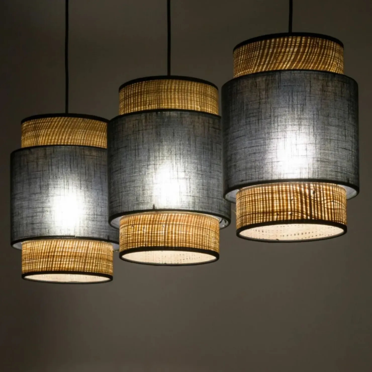 Discount Sklep Kaja Nowoczesna lampa nad stół w jadalni boho TK 5658 serii BOHO NEW BLACK