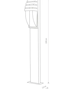 Nowoczesna lampa ogrodowa słupek 3394 MISTRAL | Kaja*Sklep Kaja Best Sale