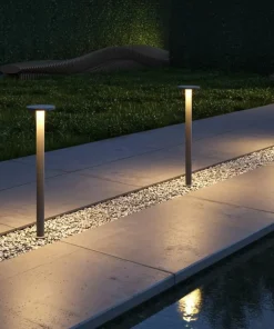 Nowoczesna lampa ogrodowa LED wysokość 80cm O420FL-L12GF1 z serii WALD*Sklep Kaja Online