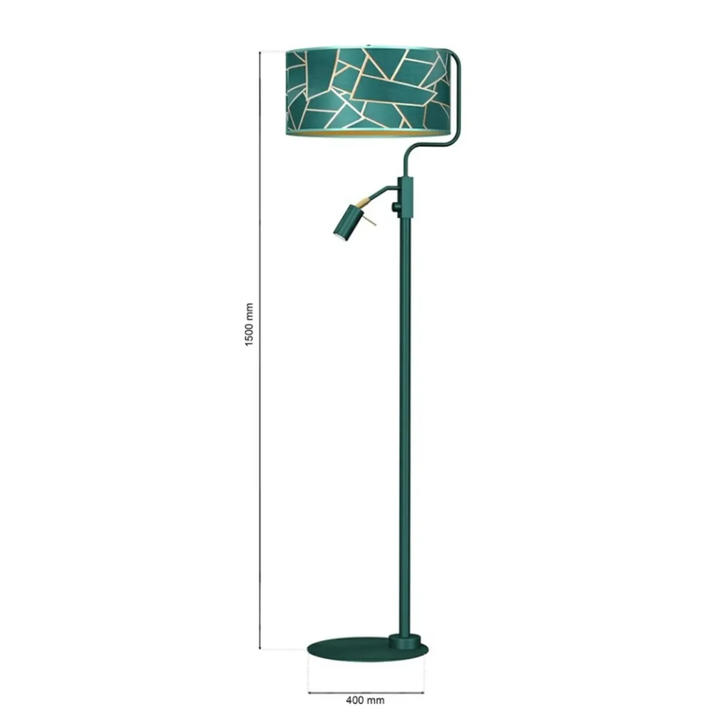 Nowoczesna lampa podłogowa z doświetleniem MLP7582 z serii ZIGGY | Kaja Oświetle*Sklep Kaja Outlet