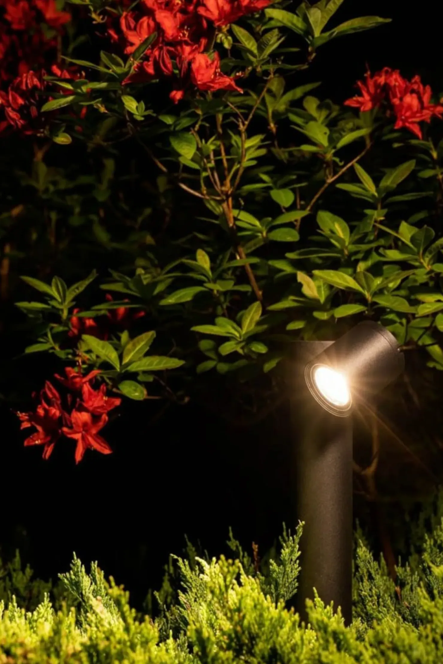 Nowoczesna lampa stojąca ogrodowa, trzonek GU10 8158 | Kaja*Sklep Kaja New