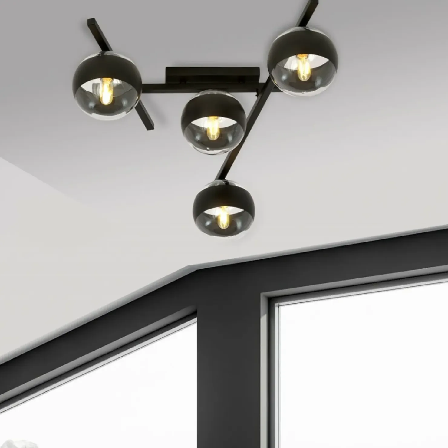 Nowoczesna lampa sufitowa do korytarza 1105/4 SMART | Kaja Oświetlenie*Sklep Kaja Store