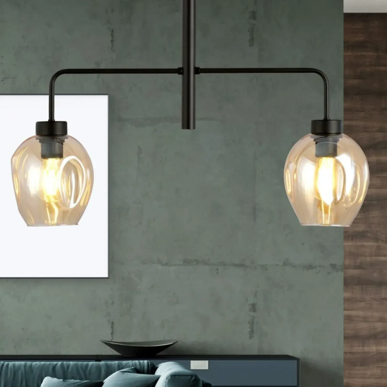 Clearance Sklep Kaja Nowoczesna lampa sufitowa do kuchni 1165/2 LUKKA | Kaja Oświetlenie