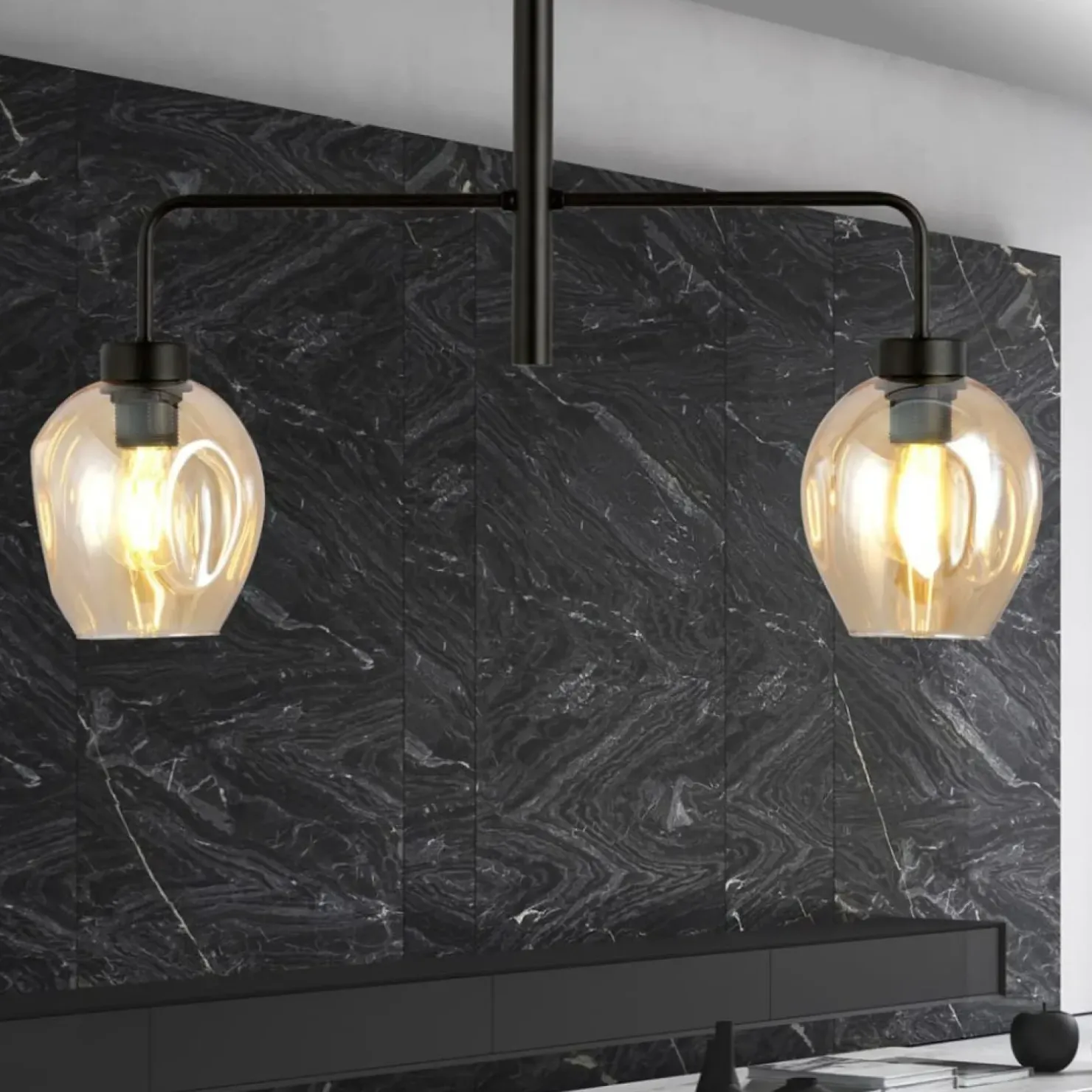 Clearance Sklep Kaja Nowoczesna lampa sufitowa do kuchni 1165/2 LUKKA | Kaja Oświetlenie