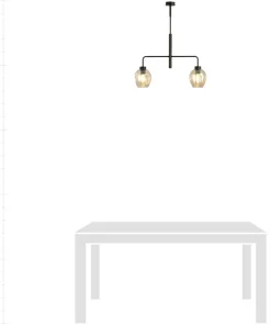 Clearance Sklep Kaja Nowoczesna lampa sufitowa do kuchni 1165/2 LUKKA | Kaja Oświetlenie