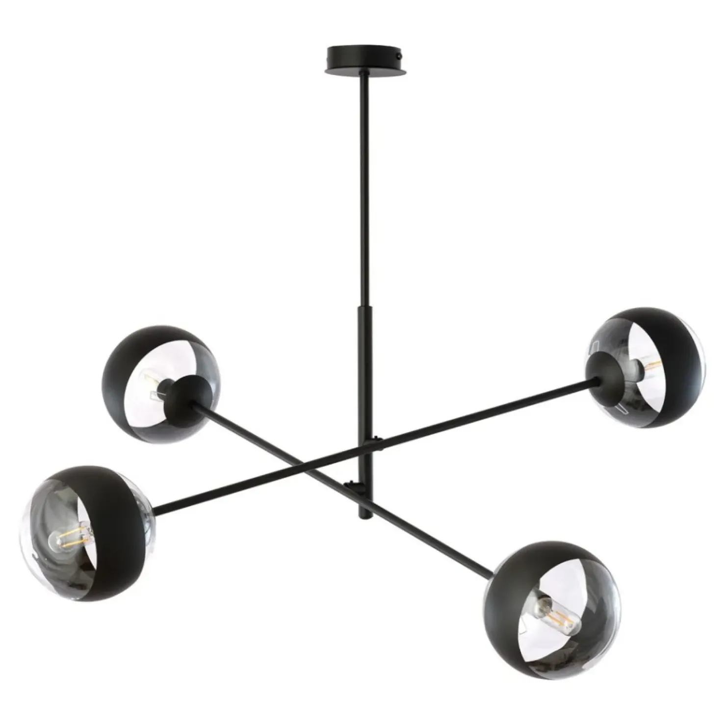 Best Sale Sklep Kaja Nowoczesna lampa sufitowa z kloszami 1168/4 LINEAR | Kaja Oświetlenie