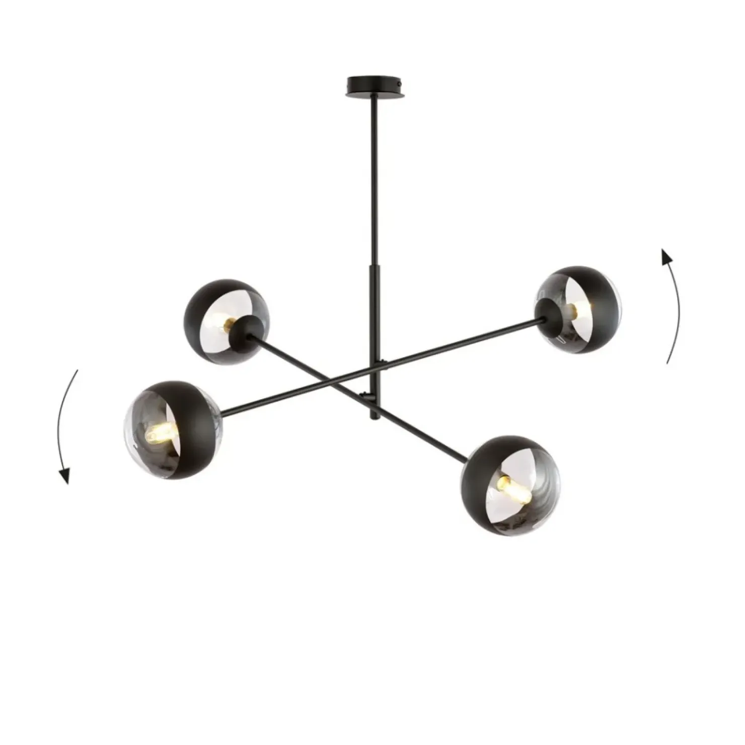 Best Sale Sklep Kaja Nowoczesna lampa sufitowa z kloszami 1168/4 LINEAR | Kaja Oświetlenie