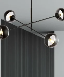 Best Sale Sklep Kaja Nowoczesna lampa sufitowa z kloszami 1168/4 LINEAR | Kaja Oświetlenie