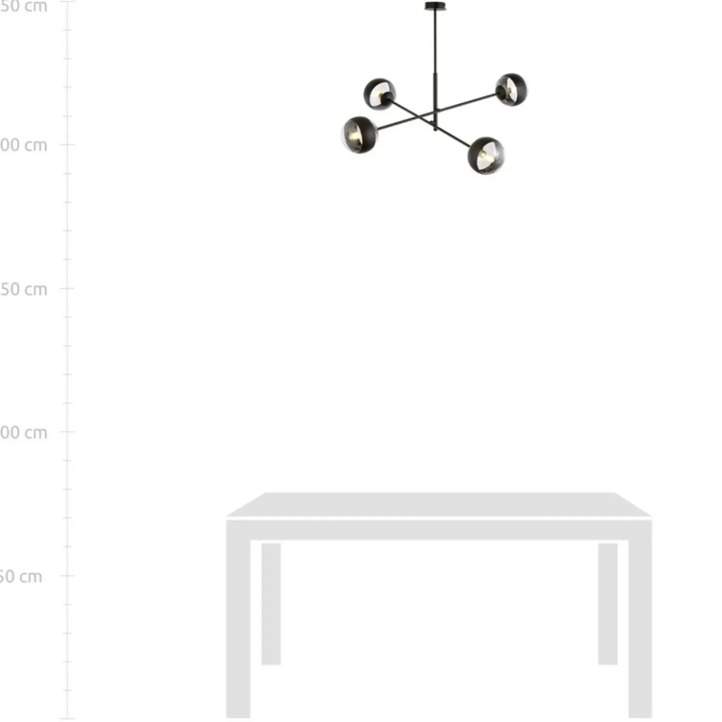 Best Sale Sklep Kaja Nowoczesna lampa sufitowa z kloszami 1168/4 LINEAR | Kaja Oświetlenie