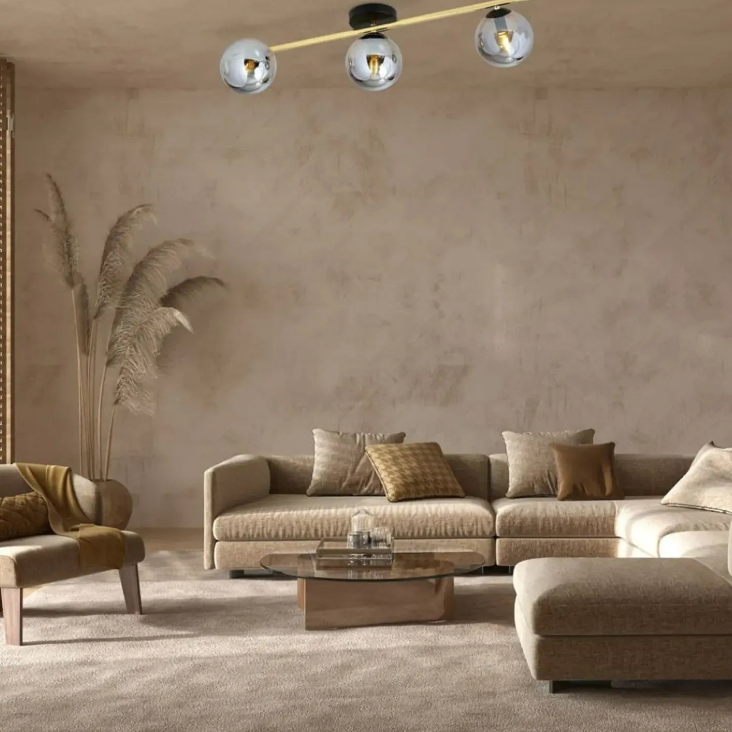 Sale Sklep Kaja Nowoczesna lampa sufitowa do korytarza 1246/3 z serii SPLENDI | Kaja