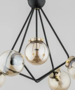 Discount Sklep Kaja Nowoczesna lampa sufitowa na 5 żarówek AL 62171 | Kaja