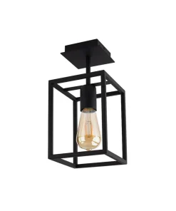 Store Sklep Kaja Nowoczesna lampa sufitowa z m kloszem 9045 | Kaja Oświetlenie czarny