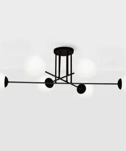 New Sklep Kaja Nowoczesna lampa sufitowa z białymi klaszmi K-4925 | Kaja Oświetlenie
